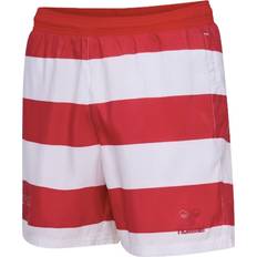 Hummel Swimwear Hummel Denmark Pattern Swim Shorts - Red