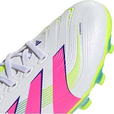 36 ¾ Fotbollsskor adidas Predator League Multi-Ground Fotbollsskor - Cloud White/Lucid Pink/Lucid Lemon