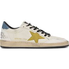 GOLDEN GOOSE Shoes GOLDEN GOOSE Ball Star Sneakers - White/Honey/Watr Blu