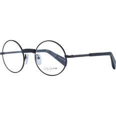 Yohji Yamamoto Svarta Herr Optiska Glasögon Panto ONE Size