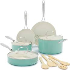 Artizan Healthy Ceramic Non-Stick 12-Piece Pots and Pan