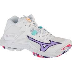 Chaussures de volley-ball Mizuno Chaussures Indoor Femme Wave Lightning Z Mid - Blanc