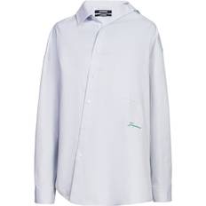 Grey - Women Shirts Jacquemus Chemise Cuadro Shirt - Light Grey
