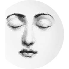 Fornasetti Tema e Variazioni 213 Plate Unisex Porcelain One Size White Wall Decoration