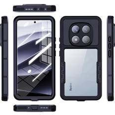 GANGXUN Case for Xiaomi Redmi Note 14 Pro 5G Waterproof Built IP68 Waterproof Full 12ft Military Shockproof In Screen Protector