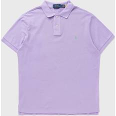 Purple Polo Shirts Polo Ralph Lauren Iconic Mesh Custom Shirt - Purple