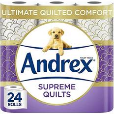 Andrex Toilet Papers Andrex Supreme Quilts Quilted Toilet Paper Roll Pack 25% Thicker