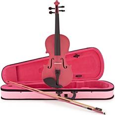 Pink Violins Gear4music Student 3/4 Violin Pink