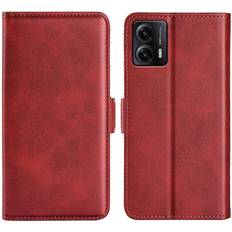 Veanxin Motorola Moto G53 5G Calf Texture PU Leather Wallet Cellphone Case