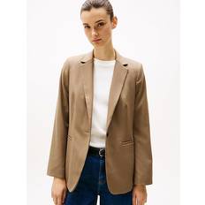 Tommy Hilfiger Kavajer Tommy Hilfiger Single Button Blazer - Dark Beige