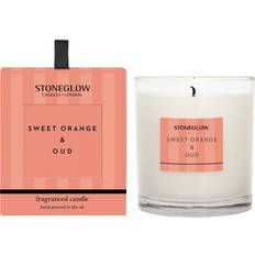 Stoneglow Sweet Orange & Oud 90 x 80mm Scented Candle