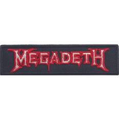 Tygmärken & Laglappar Megadeth Outline Logo Iron On Patch