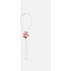 Rosa Halsband Stradivarius Rosa Halsband Med Orkidéblomma