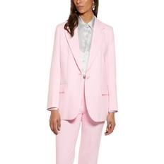 Pink Blazers SISLEY Long Blazer Woman - Soft Pink