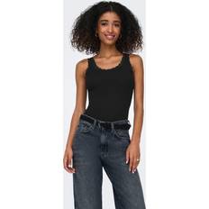 Only Onlsara Sharai Lace Tank Top - Svart