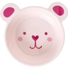 Rice Melamine Med Bjørn Shape 500 Ml Pink Skål