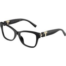 Tiffany & Co. Woman TF2272U 8001 Vista Frames Acetate Black Transparent Butterfly 52