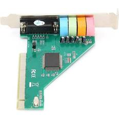 Sound Cards Torribaly PCI Sound Card 4.1 Channel Computer Desktop Built-in Internal Audio Stereo Surround CMI8738