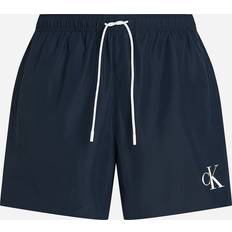 Calvin Klein Men Swimwear Calvin Klein Medium Drawstring Swim Shorts - CK Monogram