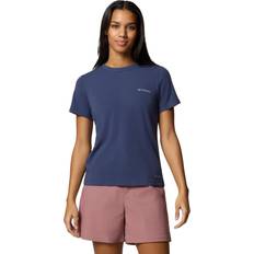 Synthetic T-shirts Columbia Sun Trek Short Sleeve II Women's T-shirt - Nocturnal