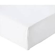 Amazon Basics Spannbettlaken 150 x 200 x 30 cm Mikrofaser Weiß Lagen Hvid