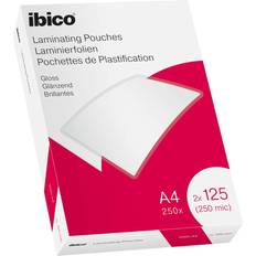 Lamination Films Ibico A4 Laminating Pouches 250 Micron 2x125 Pack of 250