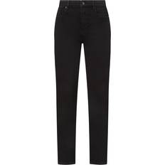 Kashmir Jeans Frame Pencil Straight Jeans - Black