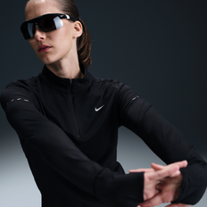 Nike Dame Sweatere Nike Dri-Fit Swift Half Zip Løbetrøje til Dame - Sort