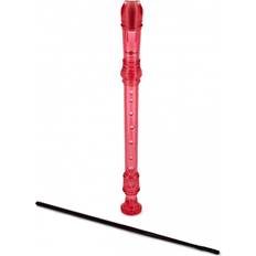 Recorders Gear4music Descant Recorder with Cleaning Rod Pink