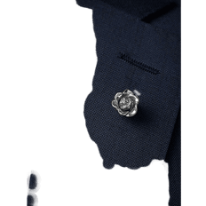Herr Broscher John Henric Lapel Pin Beja Kostymtillbehör - Silver