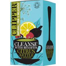 Food & Drinks Clipper Organic Citrus Nettle Fennel Tea 80 Cleanse with Benefits Infusion Teabags 4x Boxes of 20