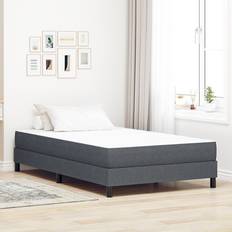 VidaXL Mattresses vidaXL Dark Grey Memory Foam Comfort Mattress 120 x 180 cm Coil Spring Matress