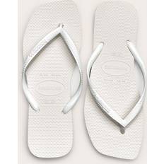 Flip-Flops PrettyLittleThing Havaianas Slim Square Flip Flops - White