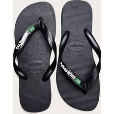 Flip-Flops PrettyLittleThing Brazil Logo Flip Flops - Black