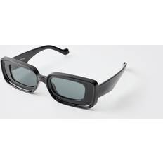 boohooMAN Mens Lense Detail Sunglasses - Black