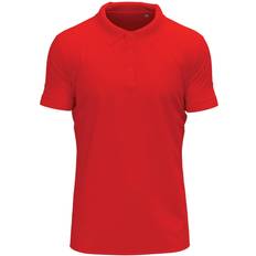 Mens Stretch Polo Shirt - Red