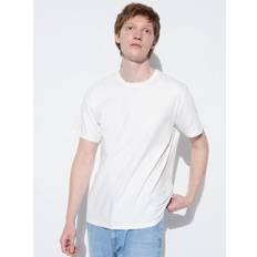 Uniqlo Japan Airism Cotton Crew Neck T Shirt Short Sleeve - White