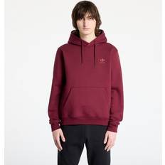 Men - Red Jumpers adidas Trefoil Essentials Hoodie - Shadow Red