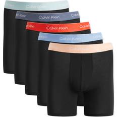 Blue Men's Underwear Calvin Klein 5 Pack Cotton Stretch Boxer Short - Multi