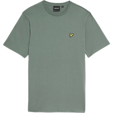 Lyle & Scott Gråa T-shirts Lyle & Scott Bomull T-shirt Green