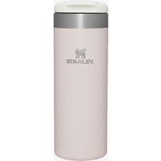 Stanley Rosa Termosmuggar Stanley Aerolight Transit Mug 0,6 L Rose Quartz 600 ml Termosmugg