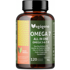 Vegageno OMEGA 7 All In One Havtorn Med E-Vitamin 60 st