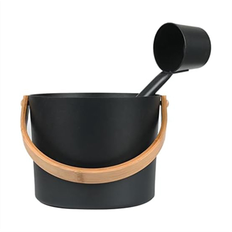Saunas Spactz Finnish Sauna Aluminum Bucket Long-Handled Spoon Set