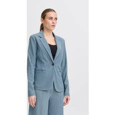 Denim - Women Blazers Ichi Blazer Kate Denim - Bleu
