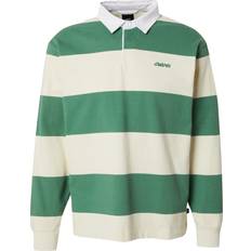Vans Polo Shirts Vans Ward Stripe Rugby Knit Long Sleeve T-Shirt - Green