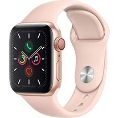 Apple Watch Series 5 40mm GPS + Cellular Aluminiumgehäuse Gold Sandrosa Sportarmband