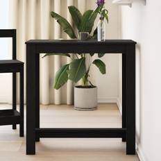 Bar Tables vidaXL Black Oak 102 x 50 x 103.5 cm Bar Table