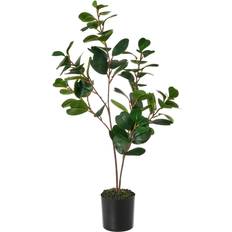 Svarta Konstgjorda växter BigBuy Home Dekorativ Plastväxt 18 x 18 x 64 cm Konstgjord växt