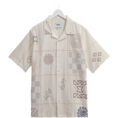 Didcot Ss Shirt - Ecru/Multi
