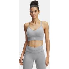 Hvid - Yoga Tøj Under Armour Vanish Seamless Washed Women's Low Sports Bra - Black/White